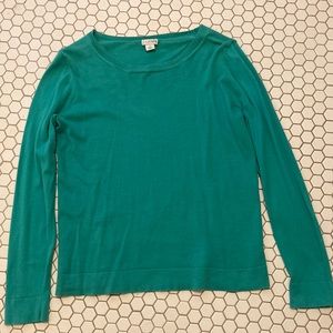 Beautiful green J. Crew sweater